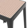 Ebern Designs Dantoni Modern Square Stackable Plastic Stool Indoor — free download